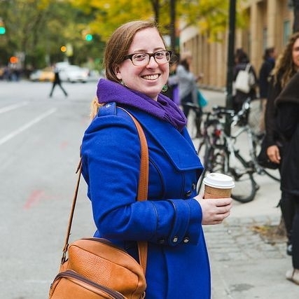 Jana L. Pickart portrait in blue coat